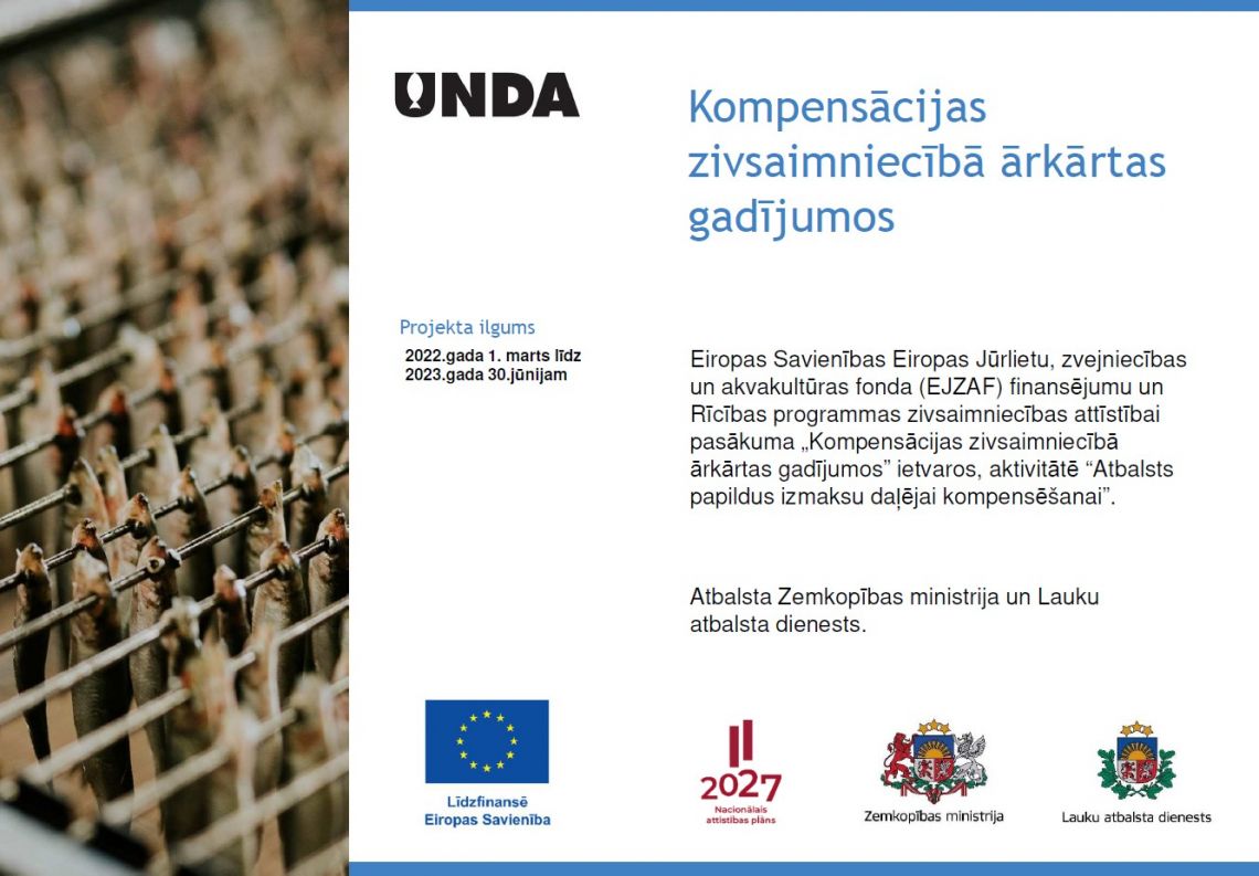 Kompensācijas zivsaimniecībā ārkārtas gadījumos